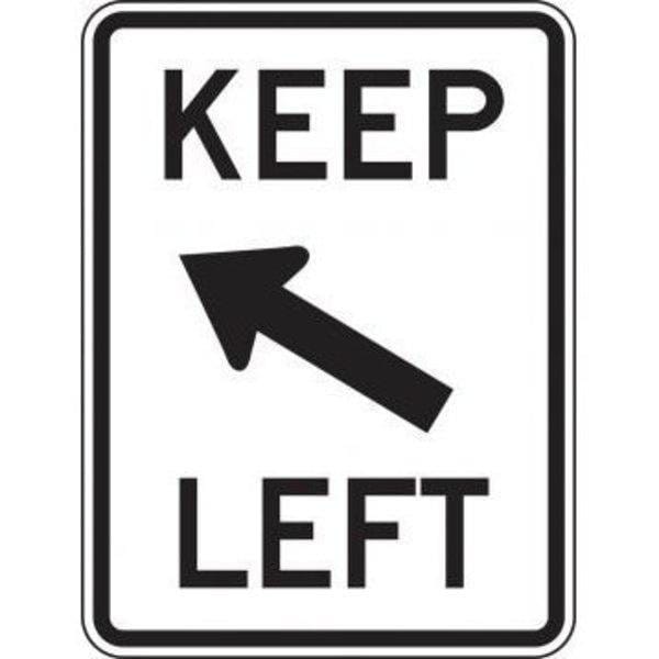 Accuform RAIL SIGN DIVIDED HIGHWAY WITH FRR746RA FRR746RA - main